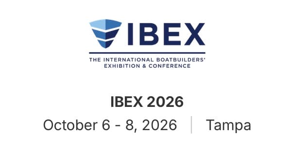 IBEX 2026 — International BoatBuilders’ Exhibition & Conference, October 6–8 in Tampa