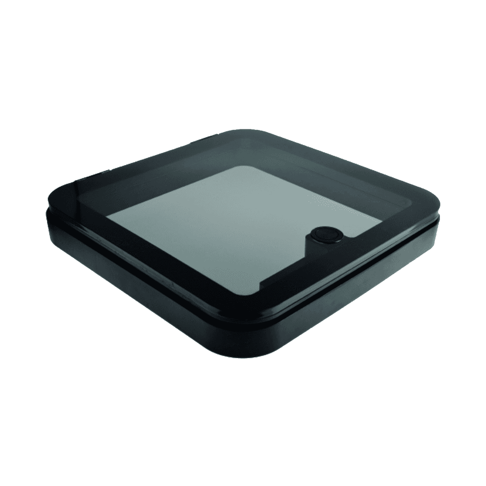 H600-600 P closed deck hatch with smoked grey plexiglass panel