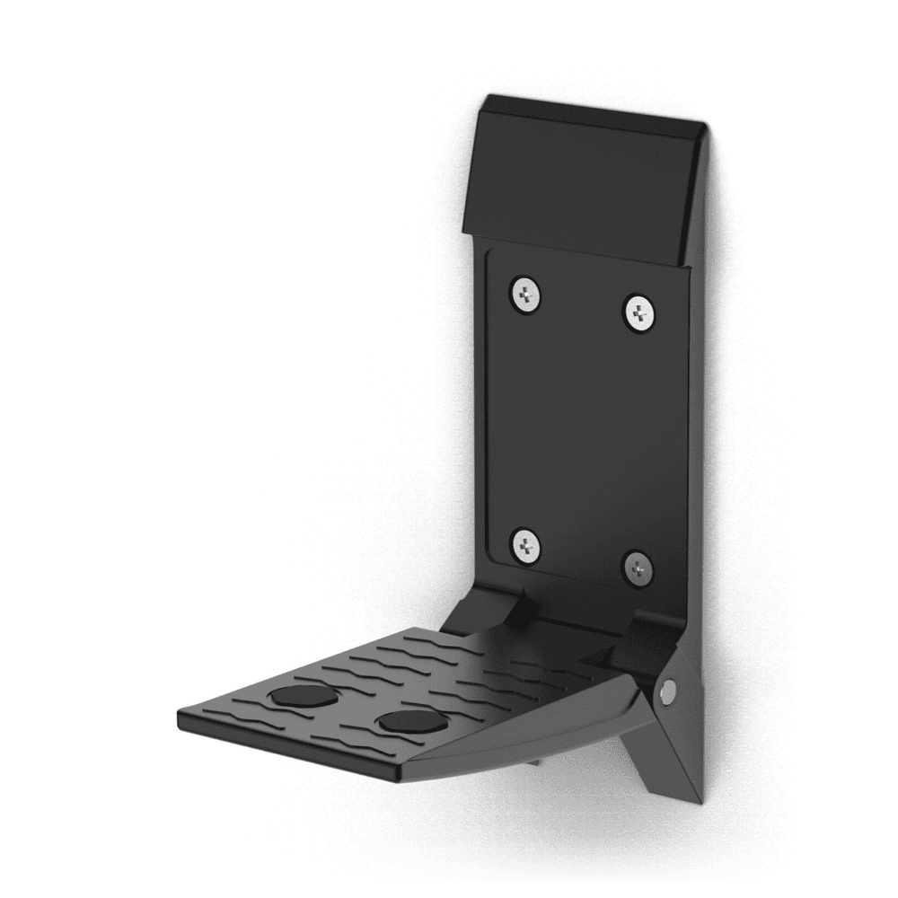 SST2 foldable mast step open in black finish